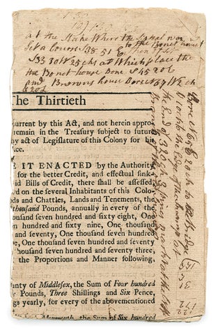 [New Jersey surveyor’s 1792 manuscript notebook, likely kept by Ebenezer Tucker (1758–1845), for Land in Ocean County, New Jersey, near Little Egg Harbor and Manahawkin].