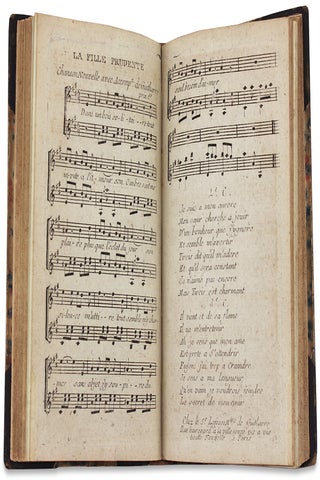 Samuel Breck, Jr. of Philadelphia — Bound volume of 1787 Paris sheet music, 64 compositions.