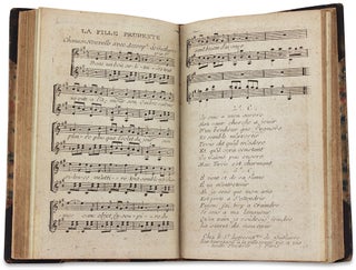 146343] [Collection of Eighteenth-Century Secular French Sheet Music bound up and kept by...