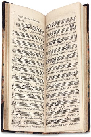 Samuel Breck, Jr. of Philadelphia — Bound volume of 1787 Paris sheet music, 64 compositions.