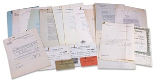 371978] [William Franklin Sands 1915–1926 Investment and Banking Correspondence.]. William...