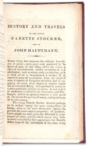 [1736–1829 Sammelbands including subjects on Famous Dwarfs, Pro-Tory, Anti-Jacobin, Anti-Thomas Paine Sentiment, etc.].