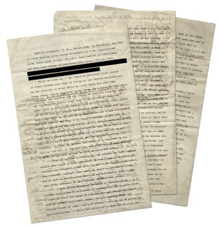 3725578] [Two Legal Documents with Testimony concerning the Marriage of Lorenzo D. W_____ and his...