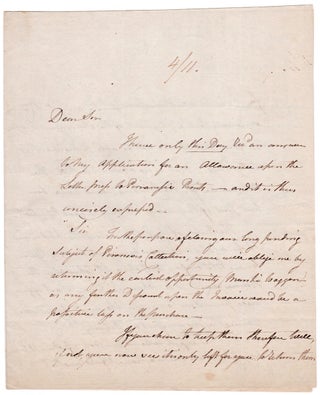 3725713] 1812 Autograph Letter Signed by William Stevenson (c.1750–1821), Publisher and Author....
