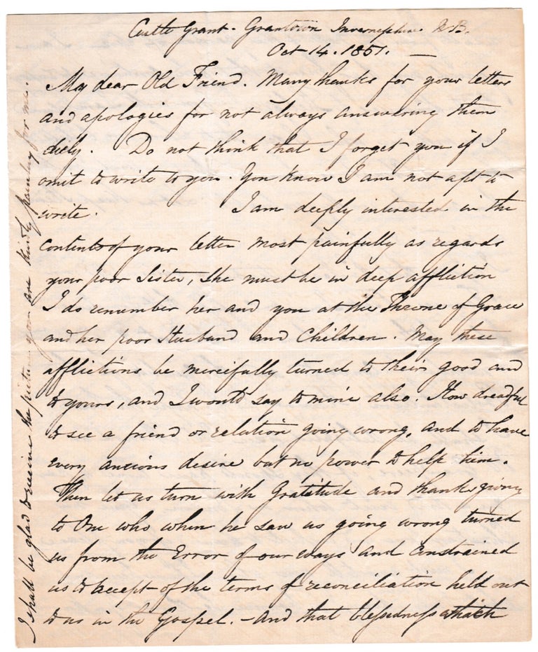 [3725795] 1851 Autograph Letter Signed by William Charles Ross, Miniature Painter to Queen Victoria. W C. Ross, 1794–1860, Sir William Charles Ross.