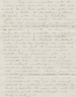 “The Eight Hour Movement,” an Address by Wendell Phillips, Tremont Temple. Dec 21, 1865 [manuscript caption title].