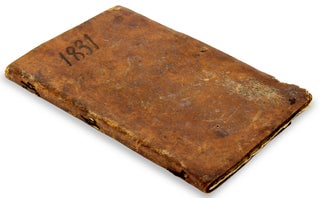 1830–1839 New England Leather Tanner’s Manuscript Notebook.