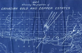 Canadian Gold and Copper Estates, C.1917 Papers and Map.
