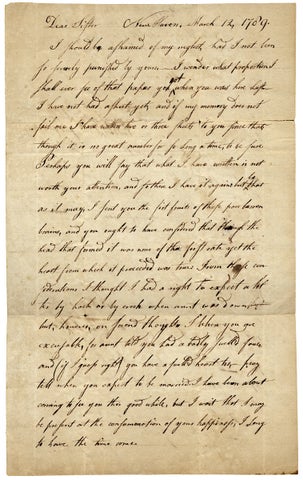 3726440] Affecting 1789 Autograph Letter Signed by Isaac Silliman of New Haven, Connecticut to...
