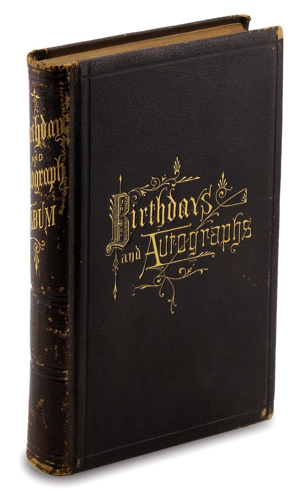 [3726470] [With Publisher’s ALS to Benson Lossing:] Birthday and Autograph Album. Henry T. Clauder, 1813–1891, Benson J. Lossing.
