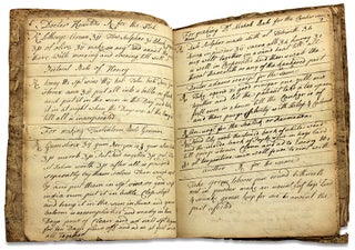 [18th Century Hudson Valley, New York Medical Formulary Manuscript Notebook Kept by Dr. James Osborn].
