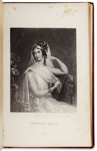 [C.1840s–1850s, “Warrior Bride” & Other Women-Focused Engravings within De Luxe Album, likely gathered by or presented to Maria A. Melvin].