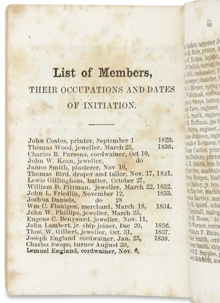 [Occupations and Trades:] Constitution and By-Laws of Philanthropic Lodge, No. 15, Independent Order of Odd Fellows, of Pennsylvania.