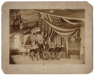 3726652] [C.1880s Albumen Photograph of Cadets at Cayuga Lake Military Academy, Aurora, New...