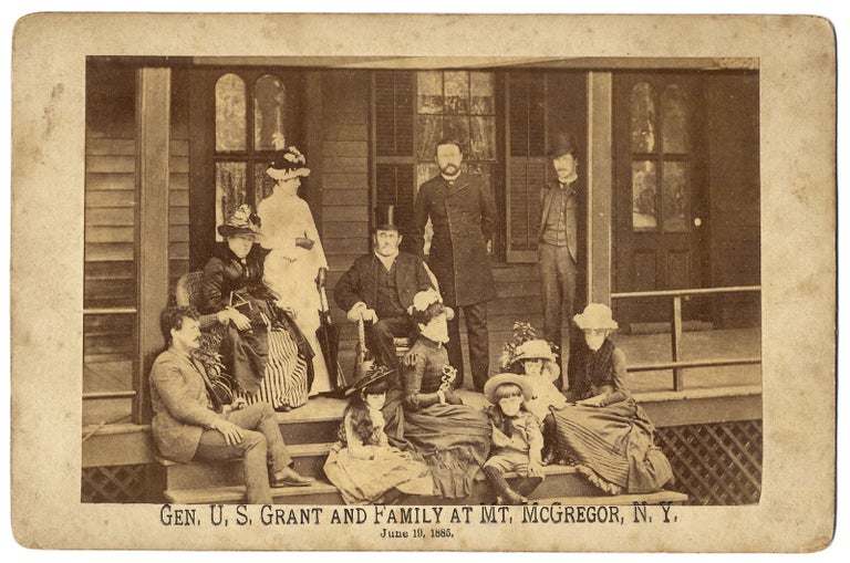 [3726739] Gen. U.S. Grant and Family at Mt. McGregor, [Saratoga Springs] N.Y. June 19, 1885 [Cabinet Photograph]. Ulysses S. Grant.