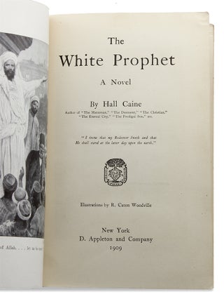 The White Prophet. [Advance Copy for First American Edition]