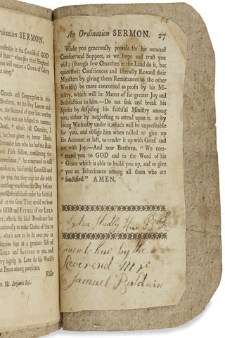 The plain Truths of the Gospel ... A Discourse Deliver’d at Hanover, December 1st. 1756. When the Reverend Mr. Samuel Baldwin was Ordained Pastor of the Church there.
