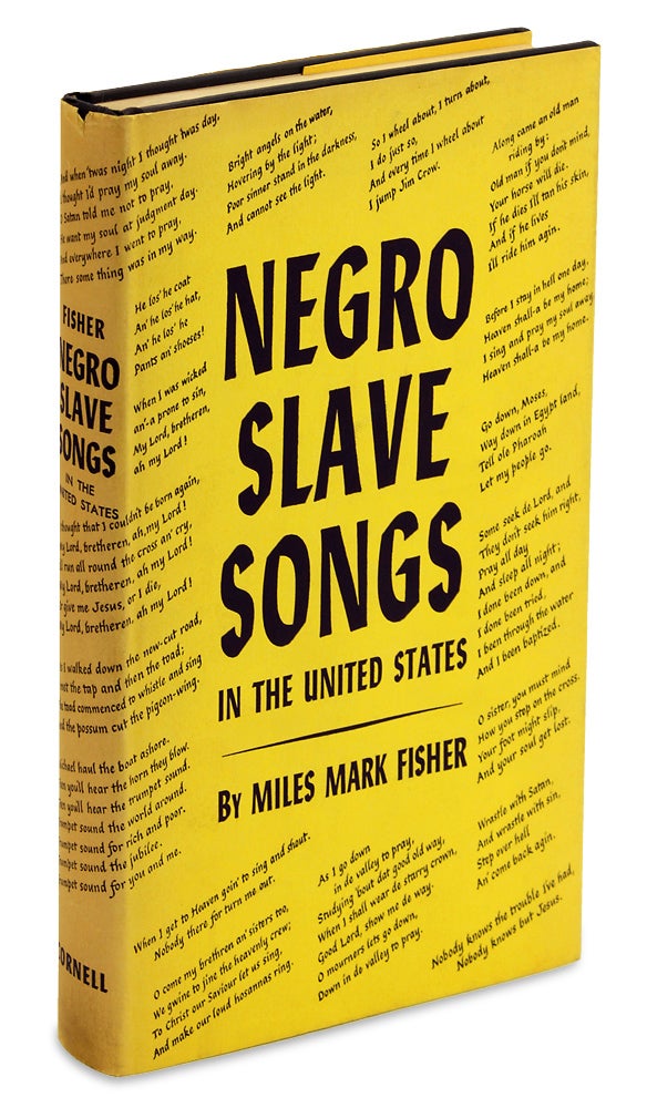 [3727285] Negro Slave Songs in the United States. [First Edition]. Miles Mark Fisher.