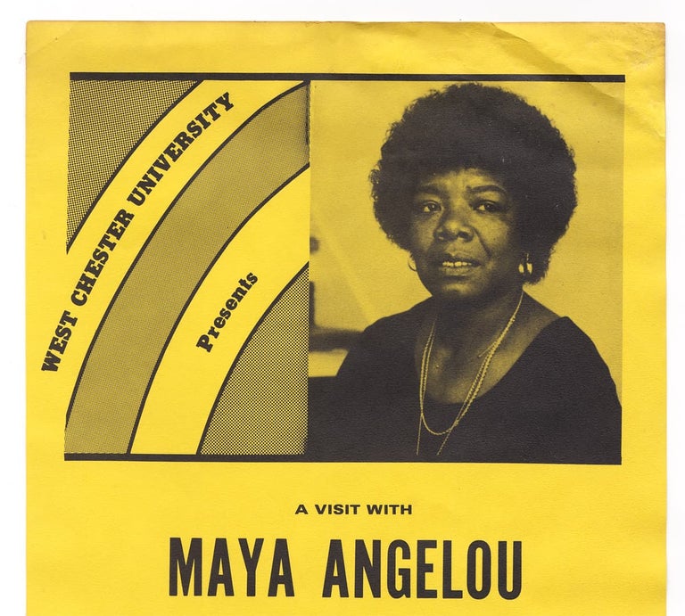 [3727462] West Chester University Presents a Visit with Maya Angelou Author of I Know Why the Caged Bird Sings. February 20, 1984…. Maya Angelou.