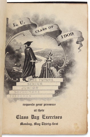 [Lincoln University] L.U. Class of 1909 requests your presence at their Class Day Exercises…