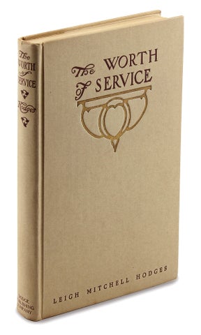 [Early American Dust Jackets:] The Worth of Service.