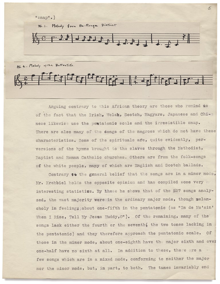 [3727686] “The Folk Songs of Our Southern Negro.” [College Term Paper]. Mary Louise Fryberger.