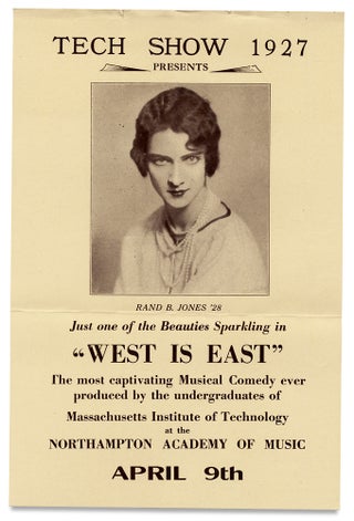 [M.I.T., Cross-Dressing:] Tech Show 1927 “West is East.”