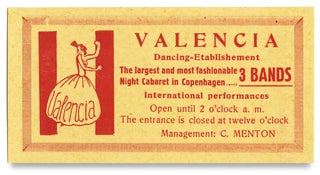 Program Valencia Skandinaviens fornereste Varieté. og Danse-Palads.
