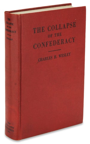 The Collapse of the Confederacy. [Inscribed by the Author]