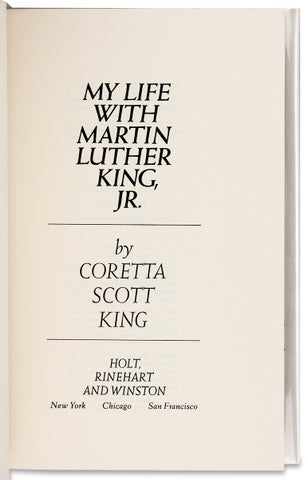 My Life With Martin Luther King, Jr. [Signed Copy]