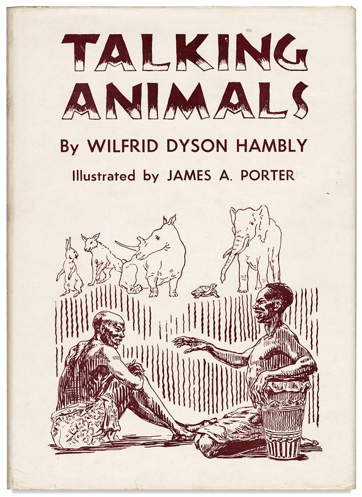 [3727932] Talking Animals. Wilfrid Dyson Hambly, James A. Porter.