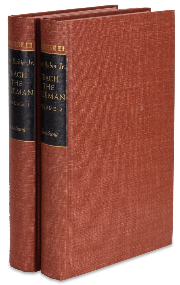 [3727967] Teach the Freeman: The Correspondence of Rutherford B. Hayes and the Slater Fund for Negro Education, Volume I: 1881-1887, Volume II: 1888-1893. Rubin Jr., Louis D.
