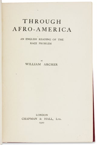 Through Afro-America. An English Reading of the Race Problem.