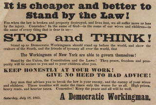 To the Laboring Men of New York.