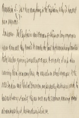 Captain Daniel Tracy letters, 1865–1886, “The Seaman’s Friend” — Maritime and Temperance Archive.