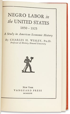 Negro Labor in the United States, 1850-1925. A Study in American Economic History.
