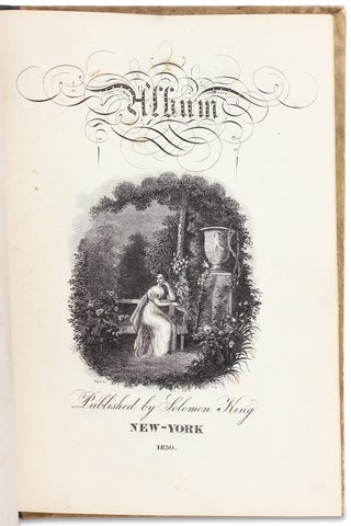 American Astrology Manuscript Album 1837 — Horoscopes, Star Charts, Lottery Numbers, Portraits.