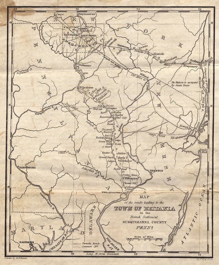 [3728514] The British Settlement in Pennsylvania. British Emigrant Society.