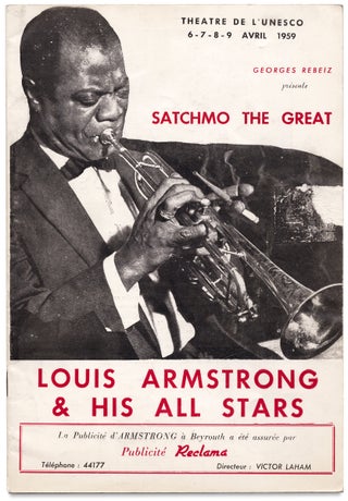 Theatre de L’UNESCO…Satchmo the Great, Louis Armstrong & his All Stars [cover title].