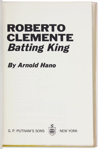 Roberto Clemente: Batting King.