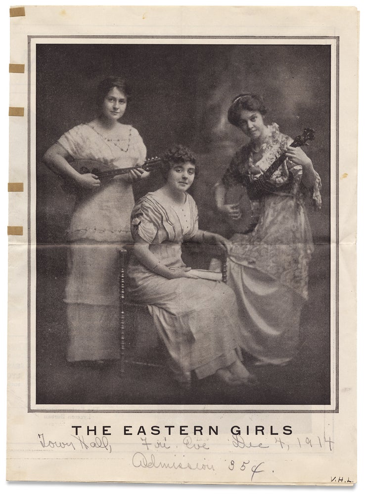 [3728735] The Eastern Girls [cover title]. The Eastern-Empire Lyceum Bureau.