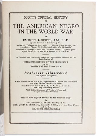 Scott’s Official History of The American Negro in the World War.