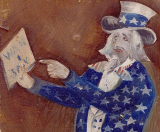 3728902] War I Say [caption title of Spanish-American War-Era Uncle Sam Painting]. Anon