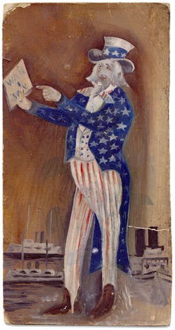 War I Say [caption title of Spanish-American War-Era Uncle Sam Painting].