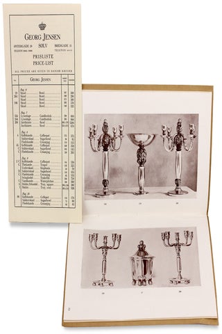 Two ca. 1920s–1930s Georg Jensen Silver trade catalogs with price lists.