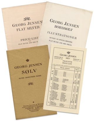 Two ca. 1920s–1930s Georg Jensen Silver trade catalogs with price lists.