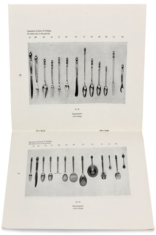 Two ca. 1920s–1930s Georg Jensen Silver trade catalogs with price lists.