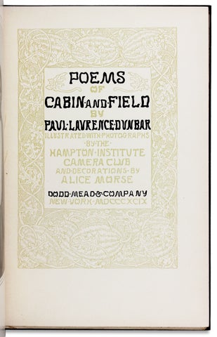Poems of Cabin and Field.