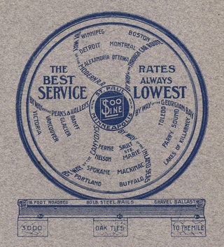 Not to Be Taken From Car, Library and Magazines…Soo-Spokane Service. [cover title of railroad library car catalog]