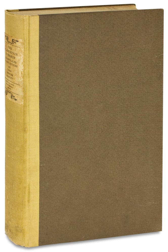 [3729031] The Southern Plantation Overseer as Revealed in his Letters. [Inscribed and Signed by Author]. John Spencer Bassett.